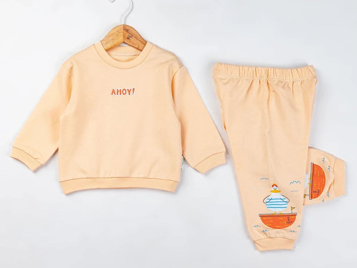 Ahoy! Printed Baby Boy Pyjama Set - 3 Pack (6-18 Months) - Comix - by Peralane