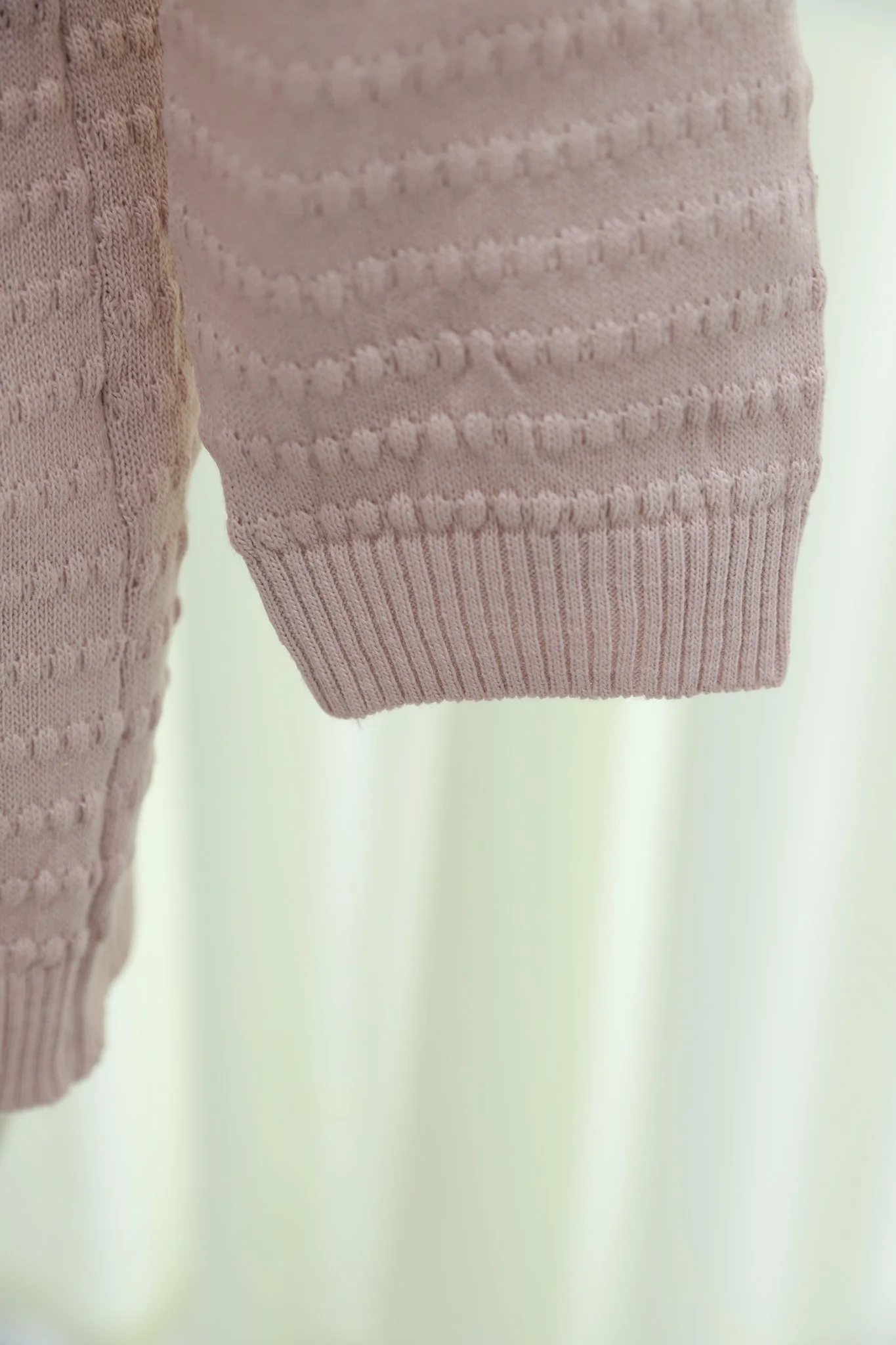 Pom Pom Detail Fine Knit Cardigan - Powder - Podyumplus - by Peralane - photo 6