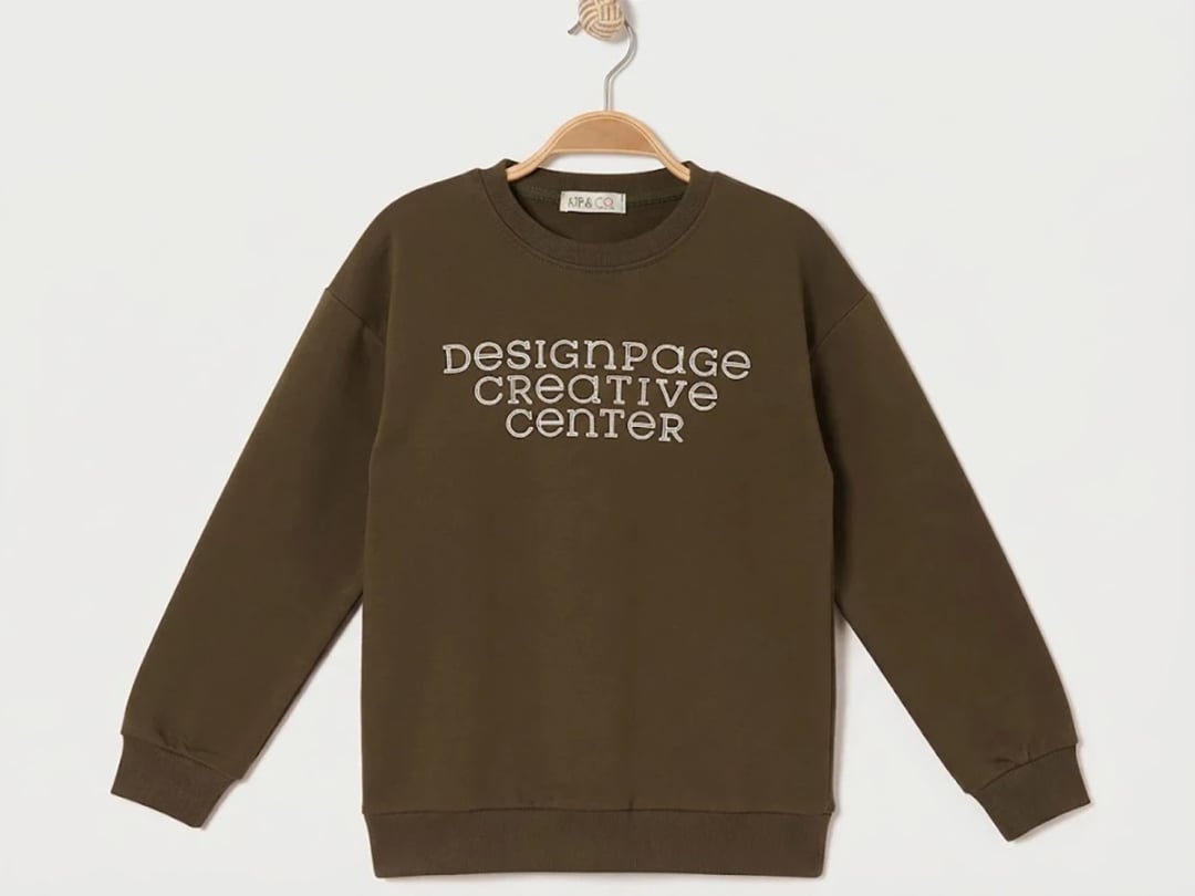 Unstoppable Printed 3-Thread Brushed Boys Sweatshirt - Olive Green - Ruhat Kids - by Peralane