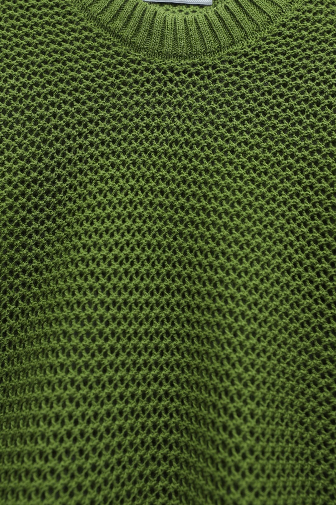 Batwing Sleeve Openwork Knit Sweater - Bright Green - Podyumplus - by Peralane - photo 3