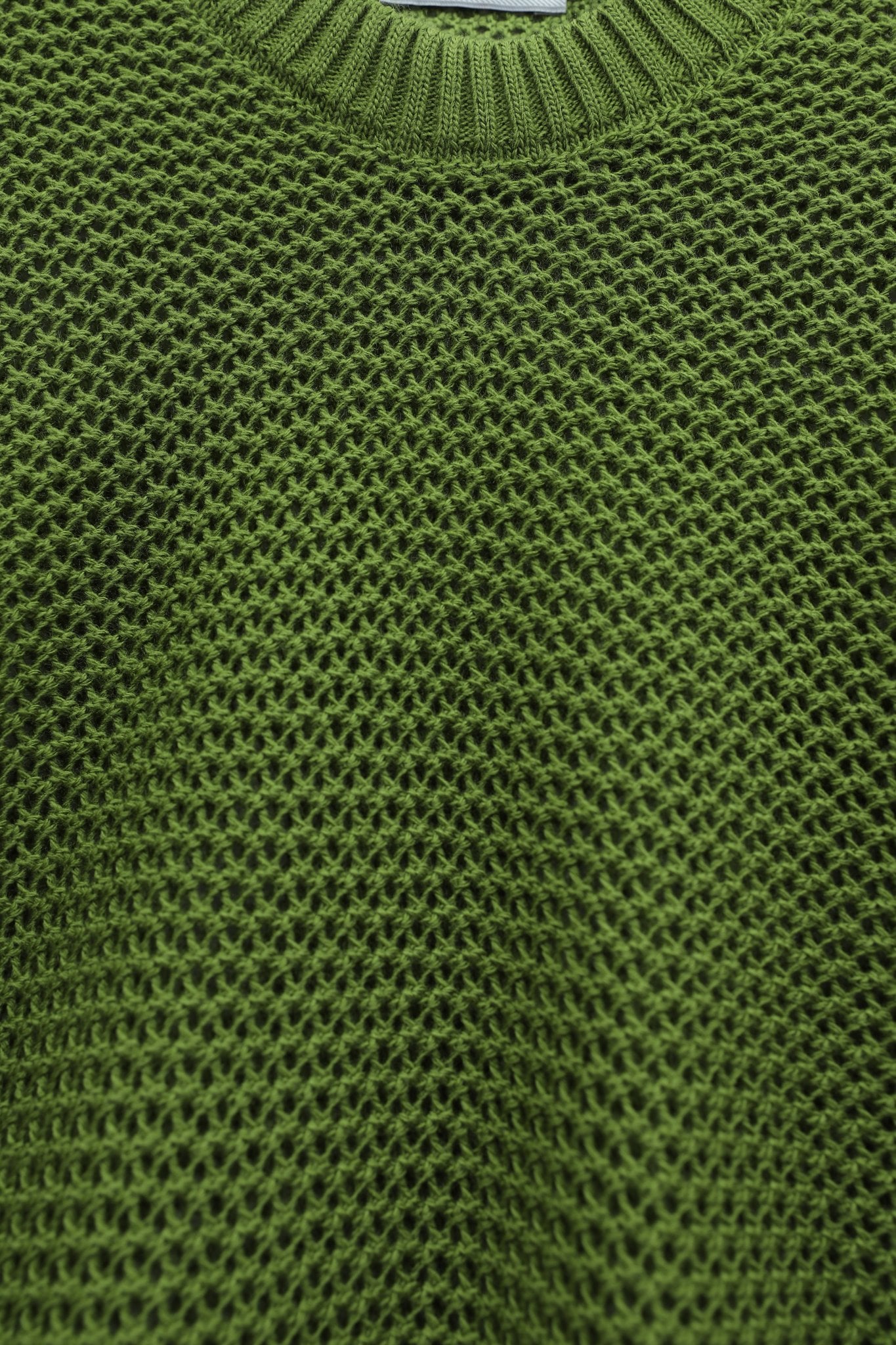 Batwing Sleeve Openwork Knit Sweater - Bright Green - Podyumplus - by Peralane - photo 3