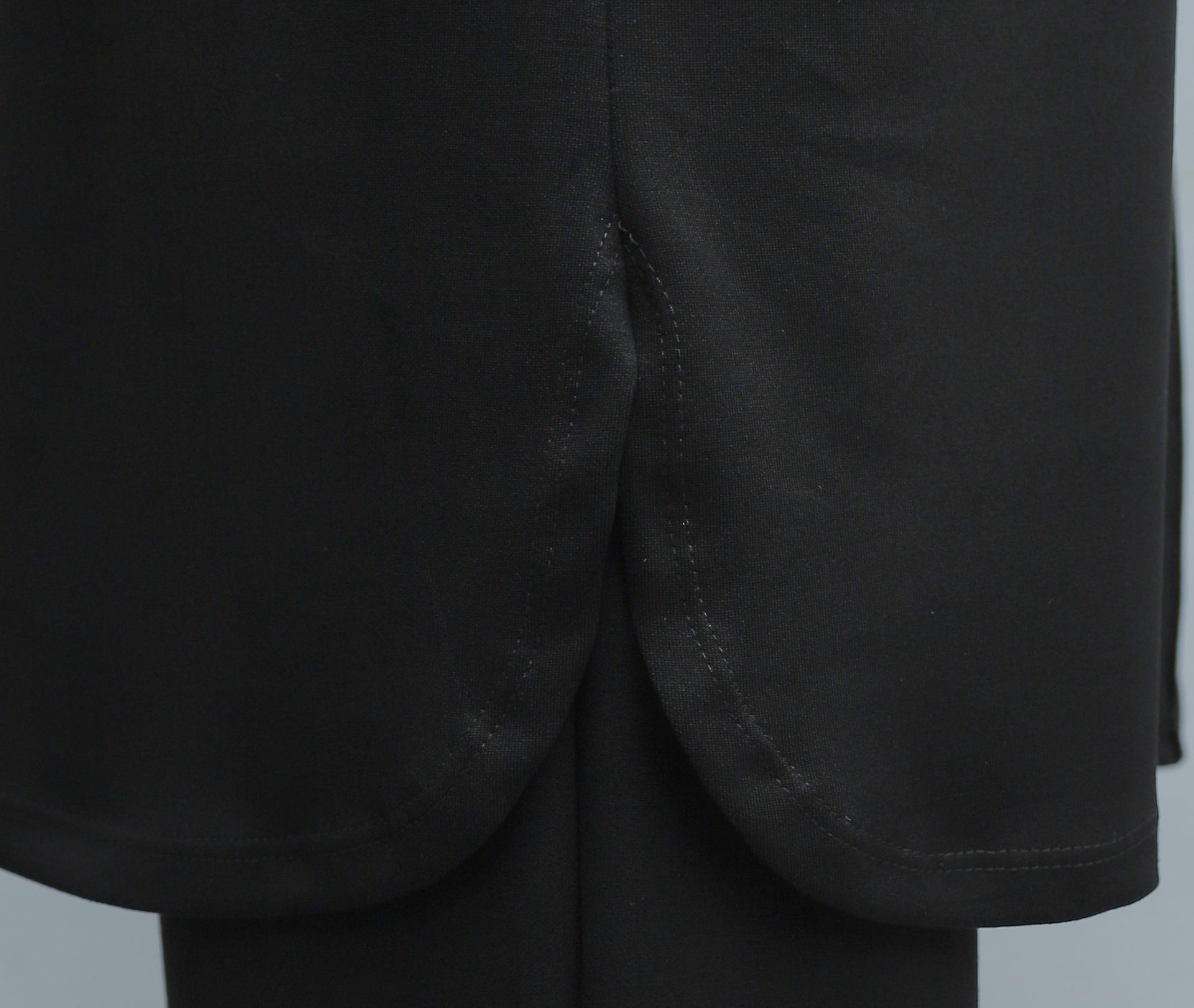 Oval Cut Slit Detail Two-Piece Set - Black - Podyumplus - by Peralane - photo 5