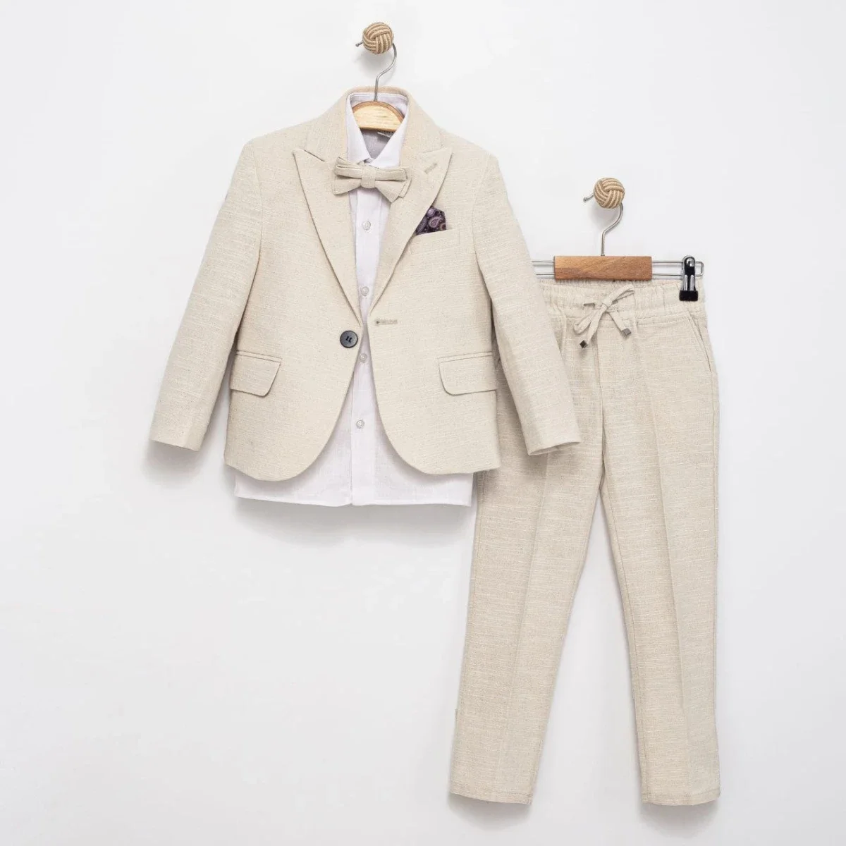 Linen Fabric Jacket Complete Set of 4, 11-14 Years - 12004 - Terry - by Peralane