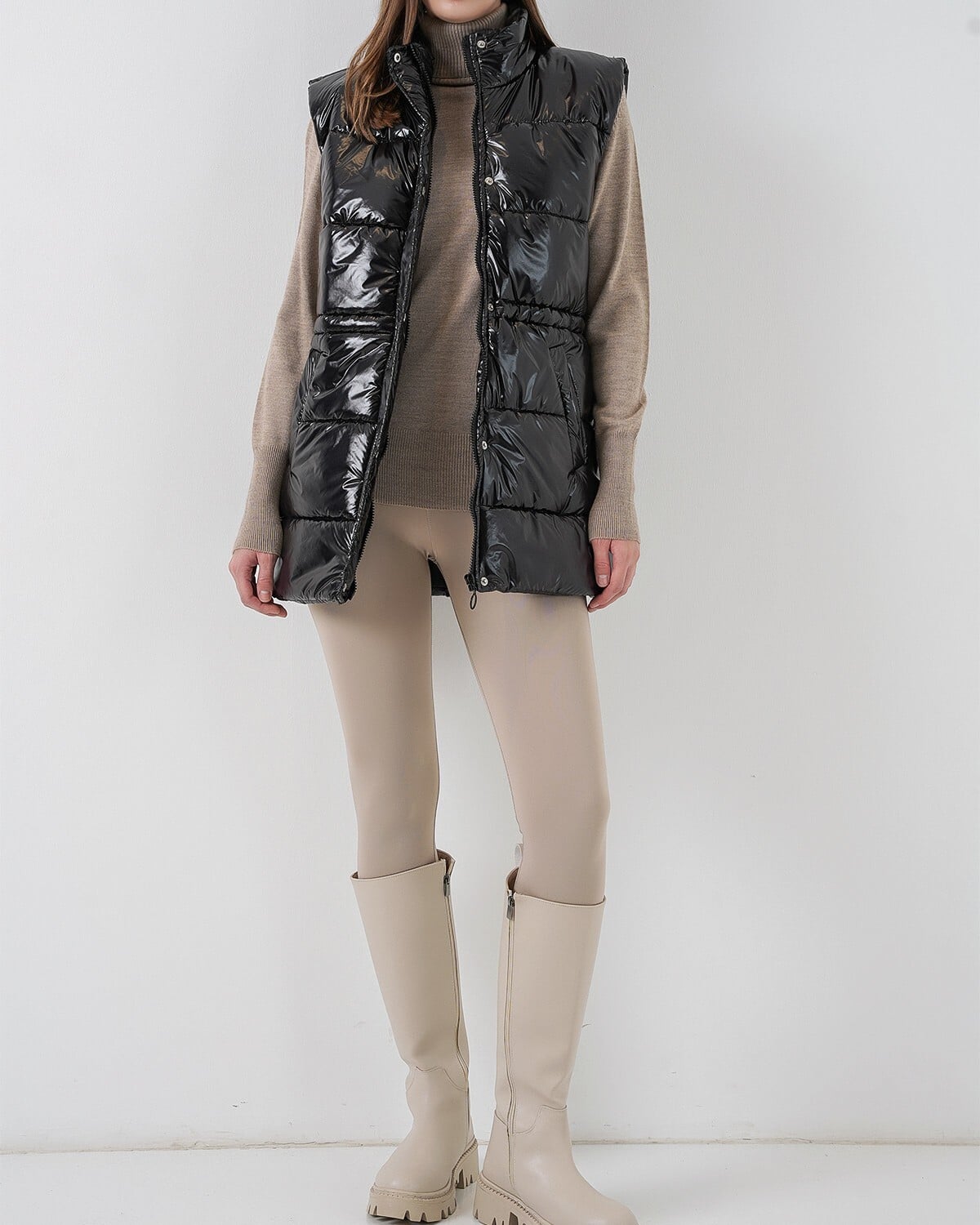 Women's Quilted Puffer Vest 5218 - Black - Bigdart - by Peralane - photo 4