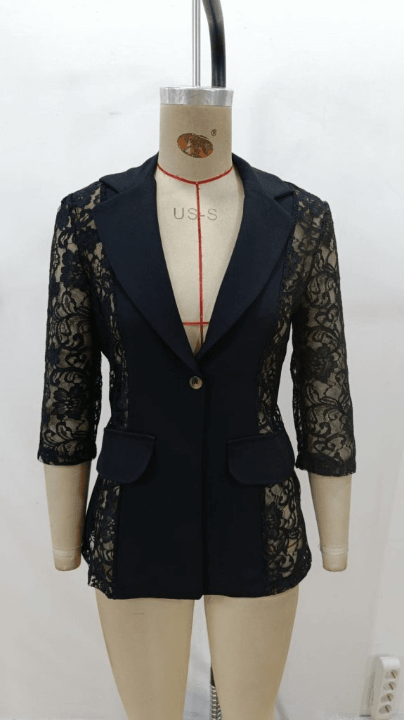 Women's Long Sleeve Truvakar Lace Atlas Blazer - Janes - by Peralane - photo 4