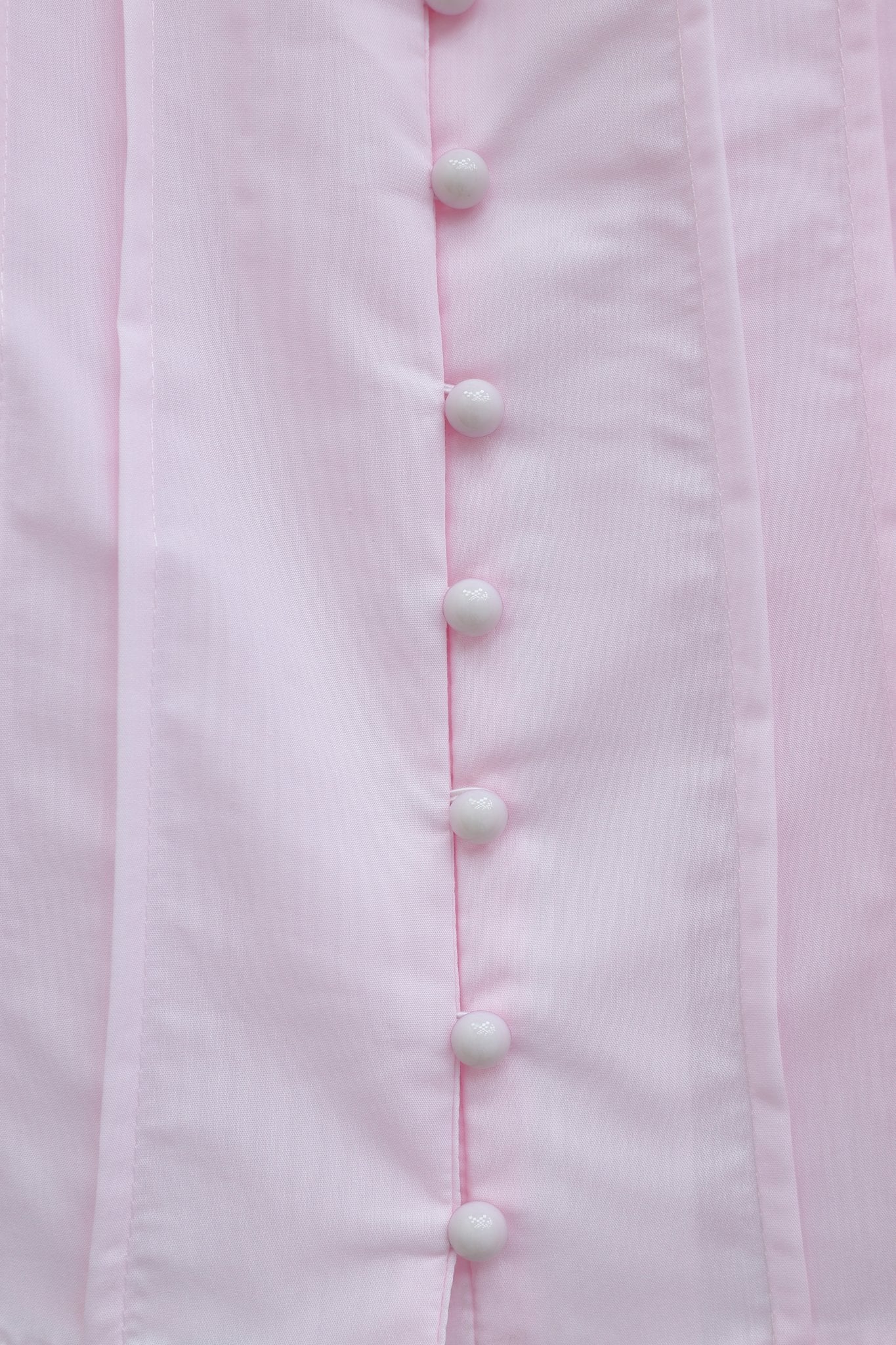 Wide Collar Tie Detail Long Sleeve Blouse and Lined Skirt Set - Pink - Podyumplus - by Peralane - photo 6