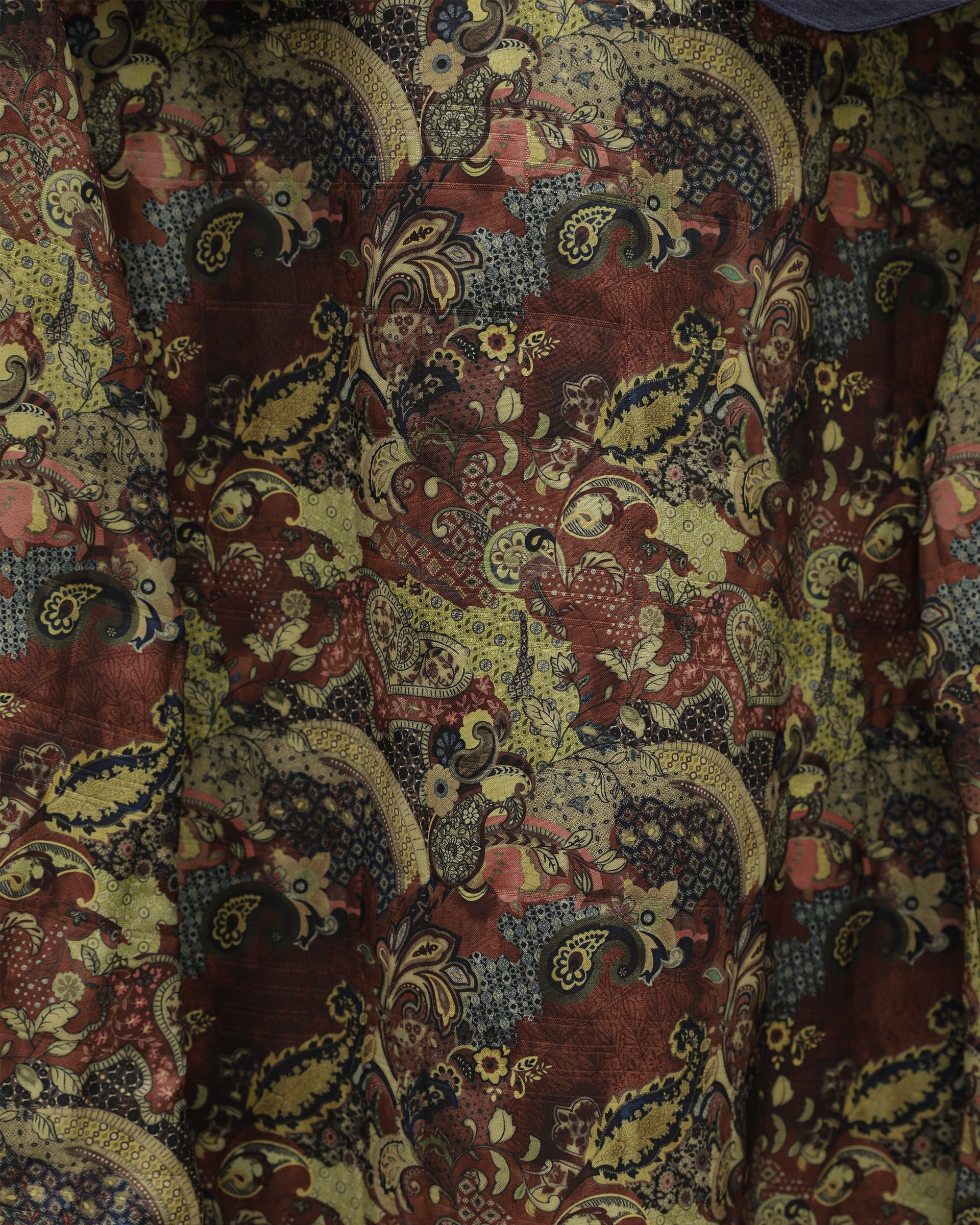 Paisley Print Tunik with Trousers - Burgundy and Navy - Podyumplus - by Peralane - photo 7