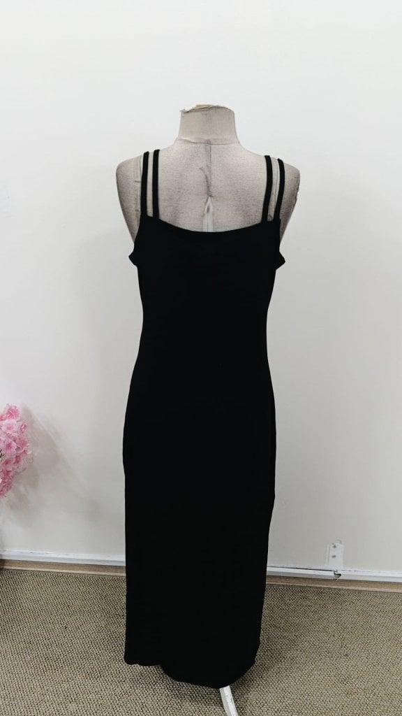 Women's Sleeveless V-Neck Side Slit Maxi Viscose Dress - Janes - by Peralane - photo 5