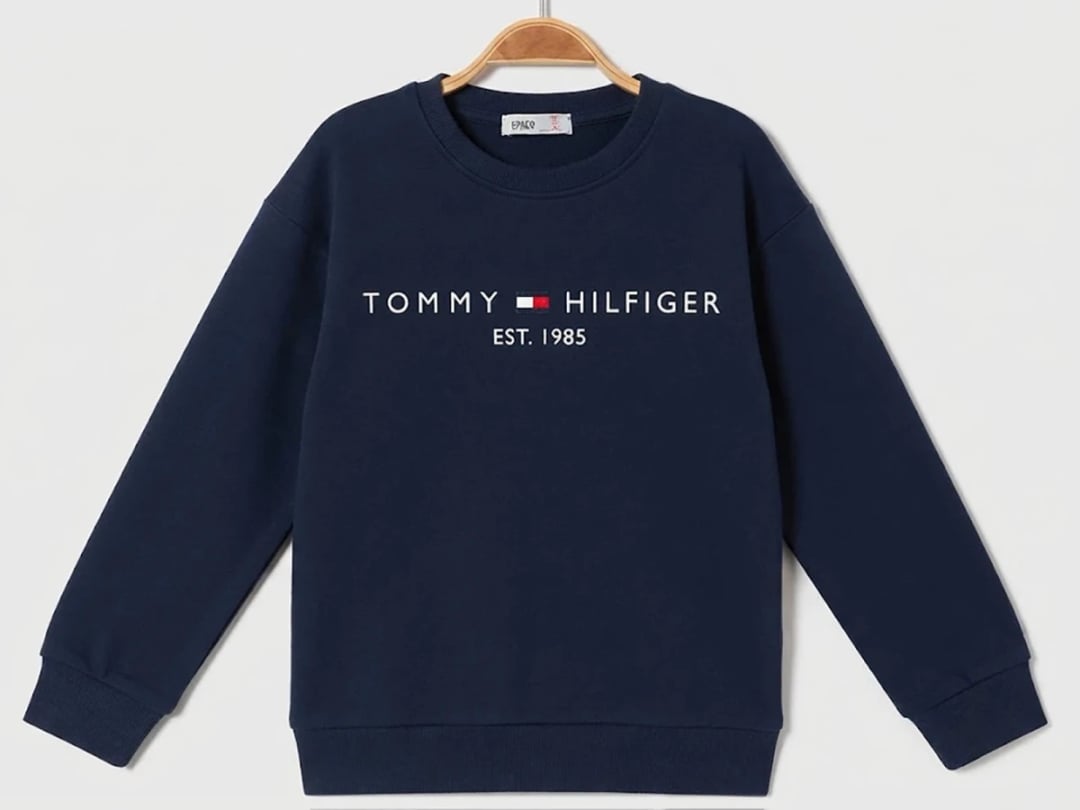 Navy Blue Printed Boys Sweatshirt - Pack of 4 - Ruhat Kids - by Peralane