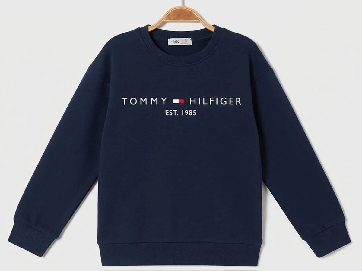 Navy Blue Printed Boys Sweatshirt - Pack of 4 - Ruhat Kids - by Peralane