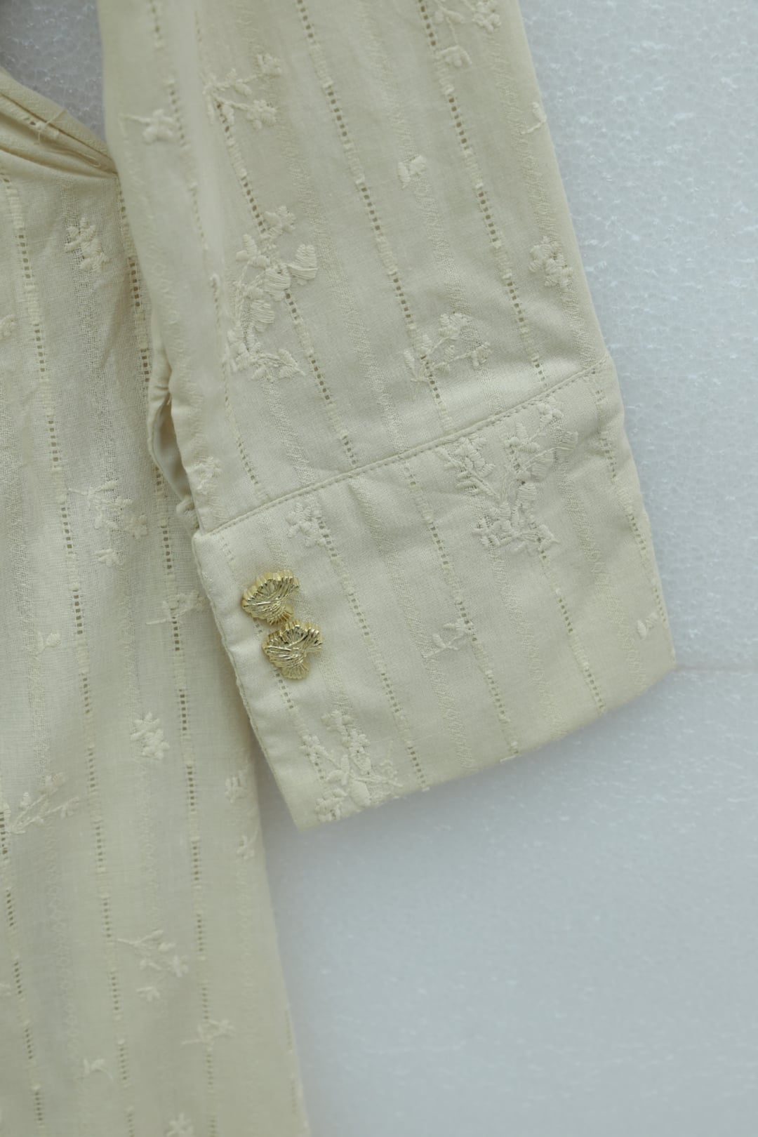 Half Button Elastic Waist Drawstring Lined Linen Look Dress - Beige - Podyumplus - by Peralane - photo 4