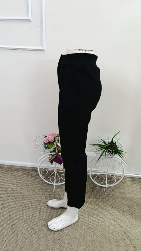 Women's High Waist Pocket Detail Scuba Dive Trousers - Janes - by Peralane - photo 6