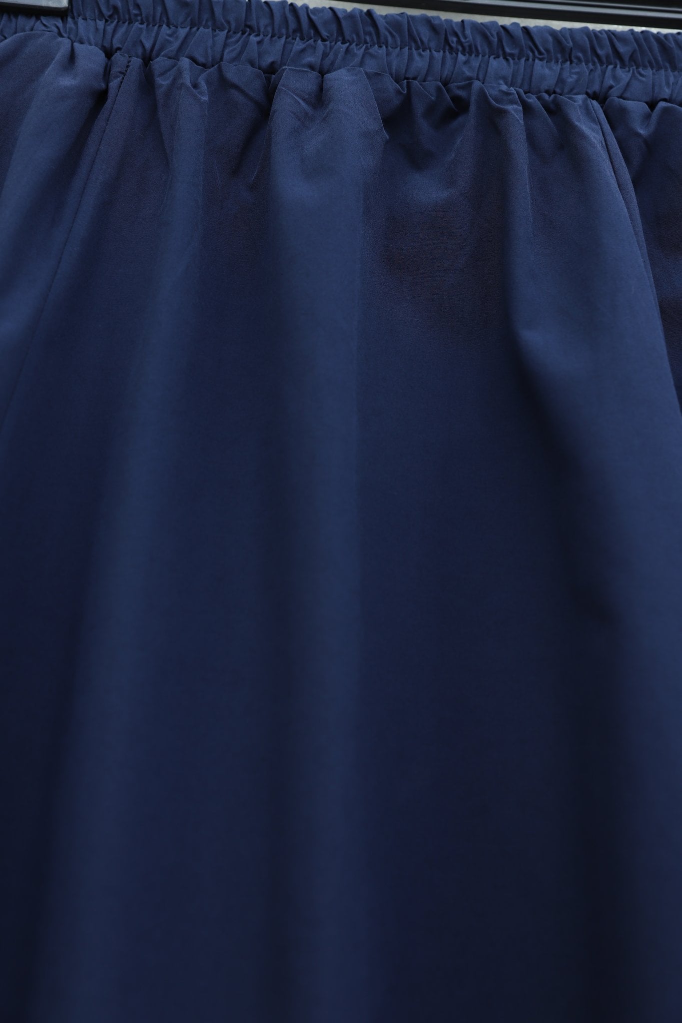 Navy Blue Elasticated Waist Poplin Skirt with Lace Trim and Pockets - Podyumplus - by Peralane - photo 8