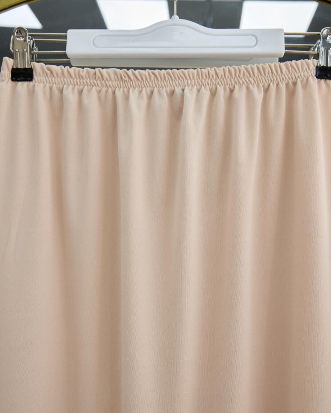 Mid-Length Petticoat Lining Skirt - Beige - Podyumplus - by Peralane - photo 5