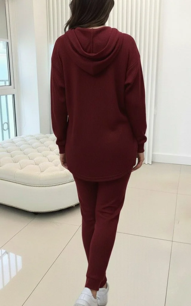 Women's Long-Sleeve Hooded Meloni Blouse and Trousers Two-Piece Set - Janes - by Peralane - photo 4