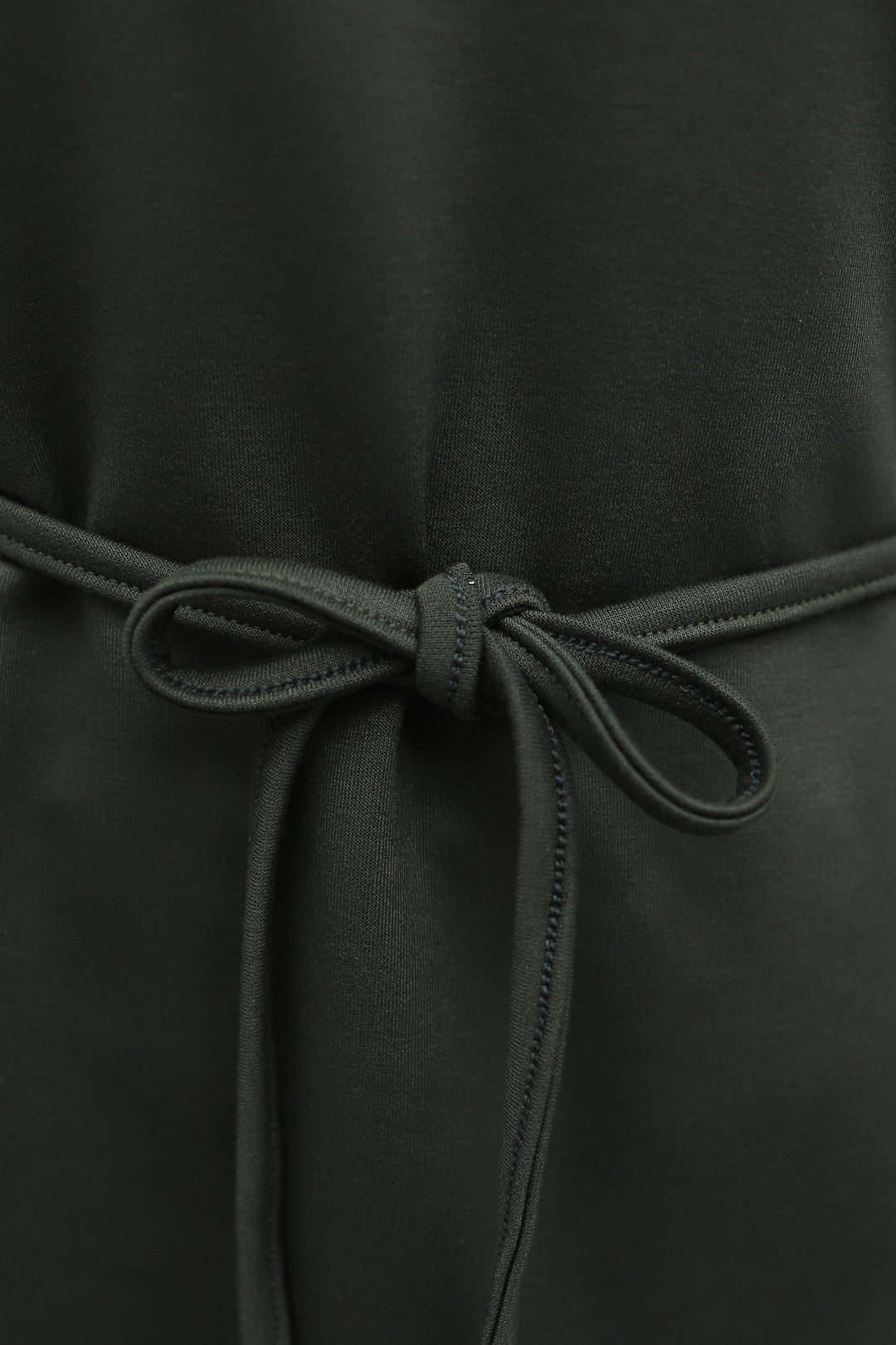 Embroidered Two-Piece Modest Set with Tie Belt - Olive Green - Podyumplus - by Peralane - photo 7