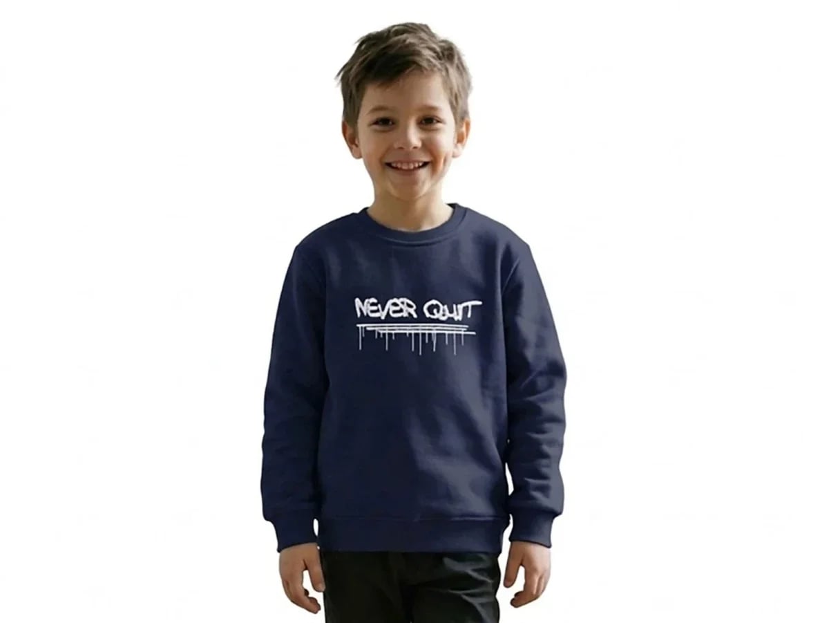 Never Quit Print Fleece 3-Thread Boys' Set - Tanem Kids - by Peralane