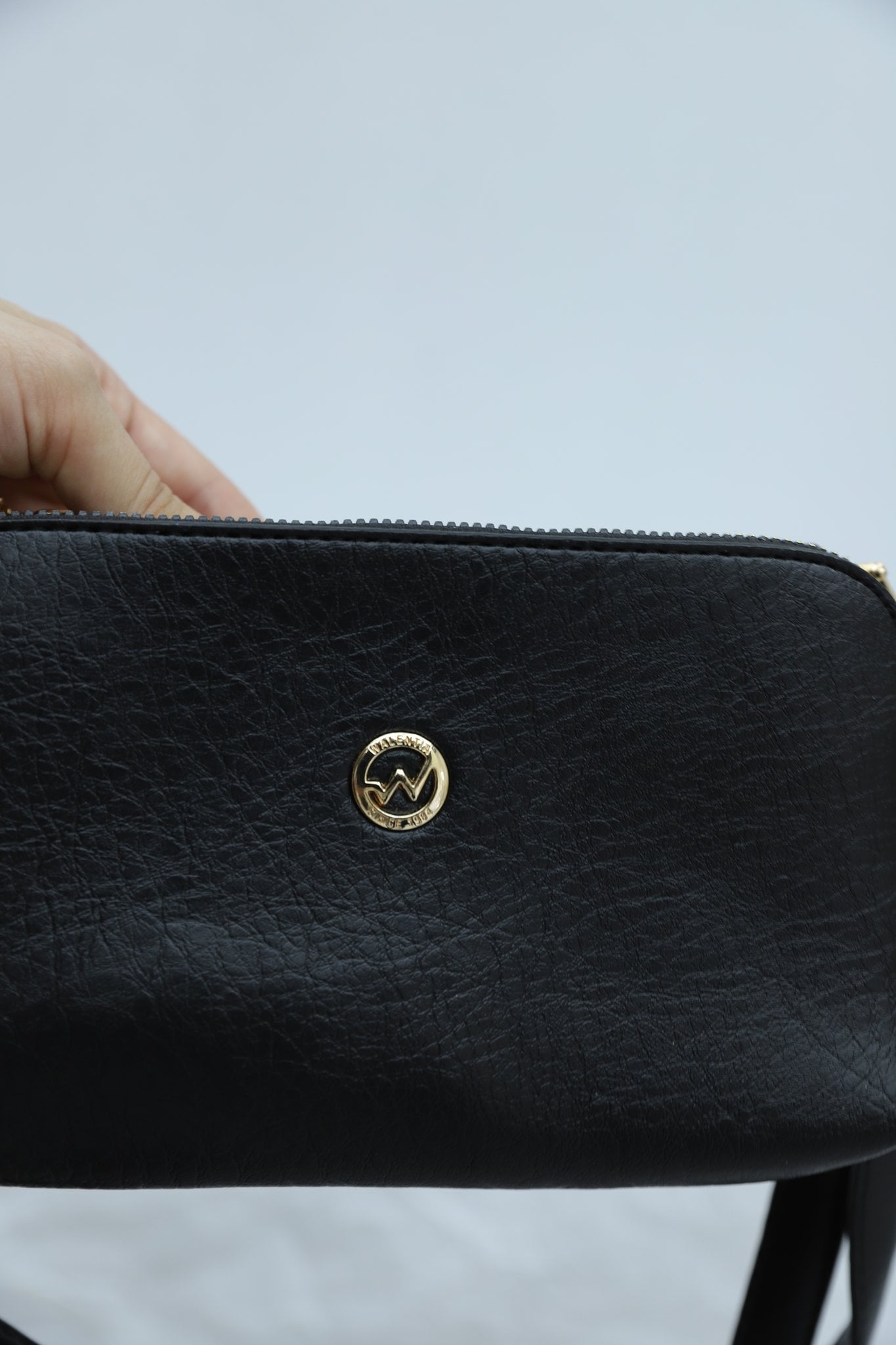 Three-Compartment Crossbody Bag - Black - Podyumplus - by Peralane - photo 4
