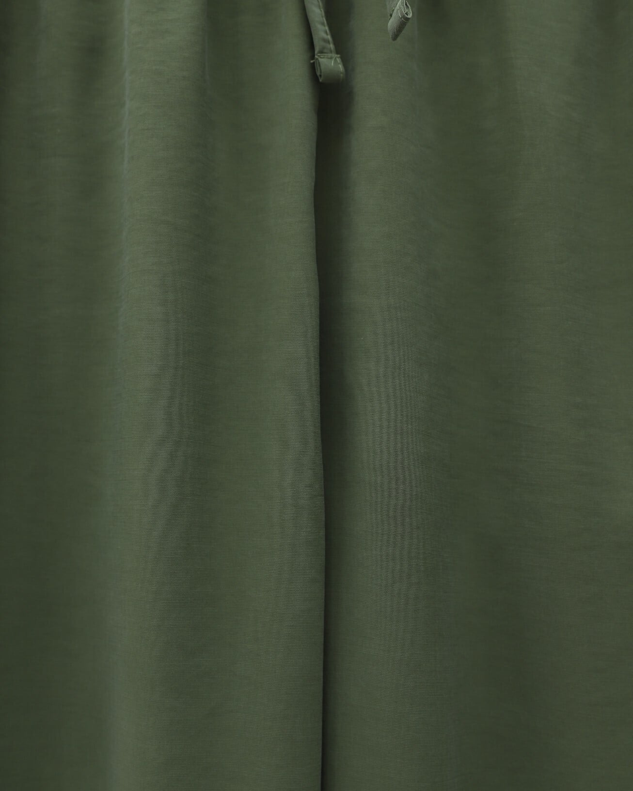 Olive Green Drawstring Wide Leg Modal Trousers for Women - Podyumplus - by Peralane - photo 6