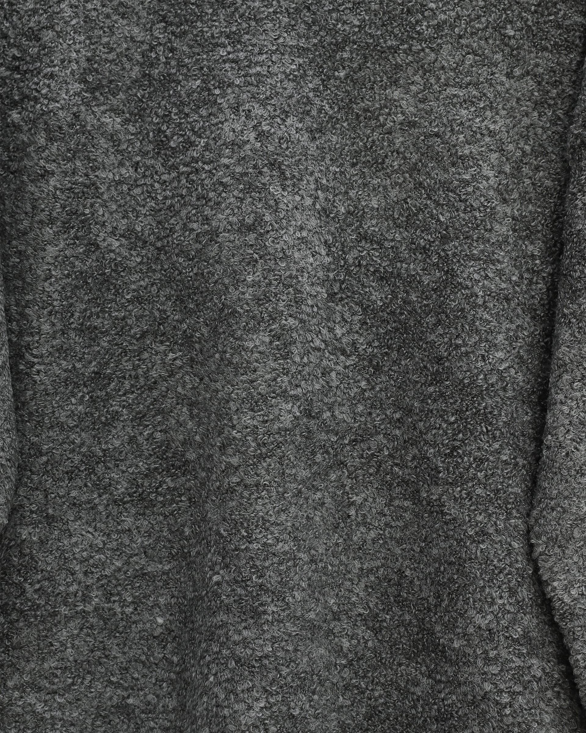 Round Neck Relaxed Soft Knit Sweater - Smoke - Podyumplus - by Peralane - photo 5