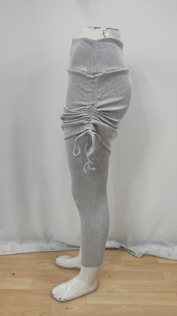 Women's High-Waist Side-Ruched Long Corset Leggings with Skirt Overlay - Janes - by Peralane - photo 7