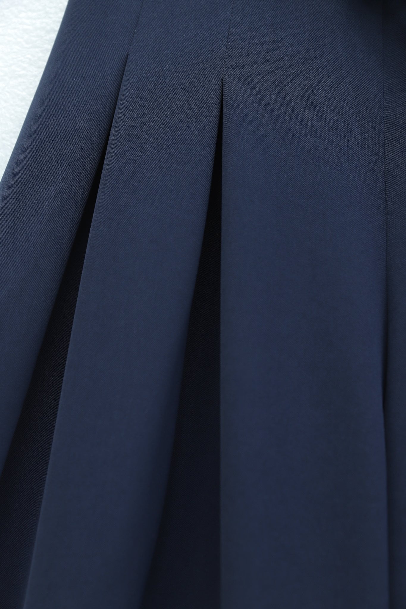 Women's High-Waist Drawstring Pleated Wide-Leg Trousers - Navy - Podyumplus - by Peralane - photo 3