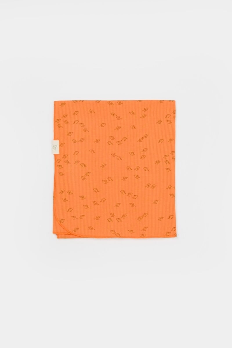 Baby Modal Blanket 85x85 cm Orange - Babycosy - by Peralane