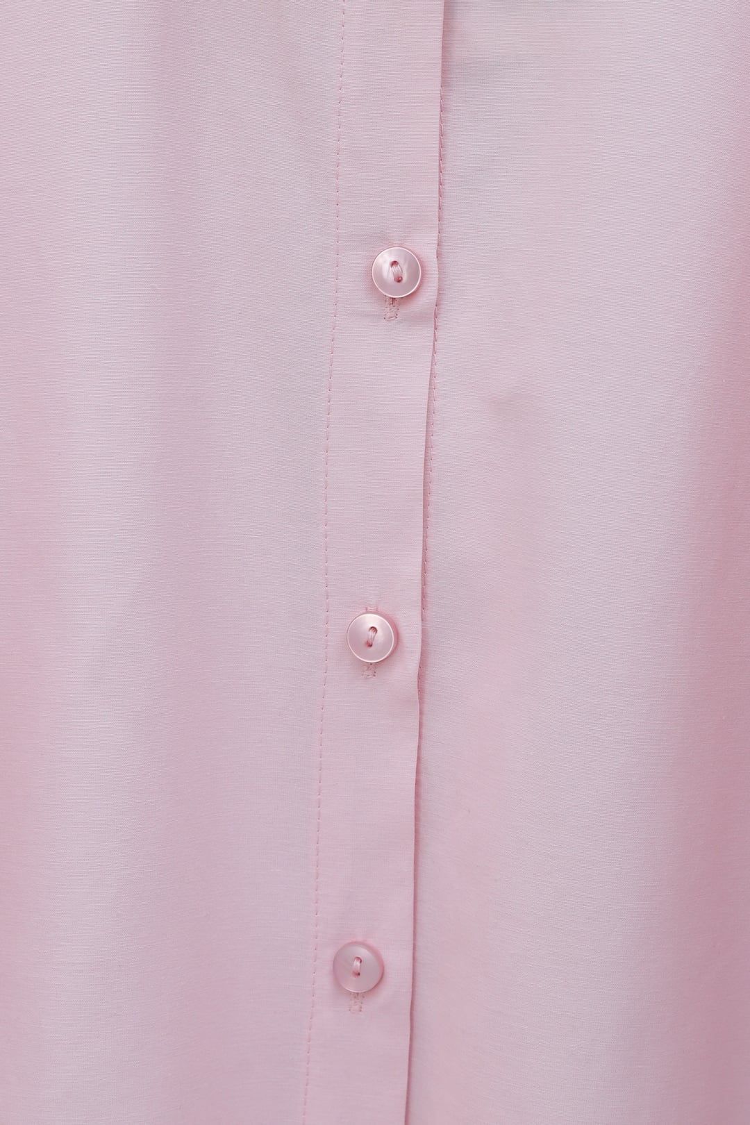 Pink Balloon Sleeve Buttoned Short Poplin Shirt - Podyumplus - by Peralane - photo 6