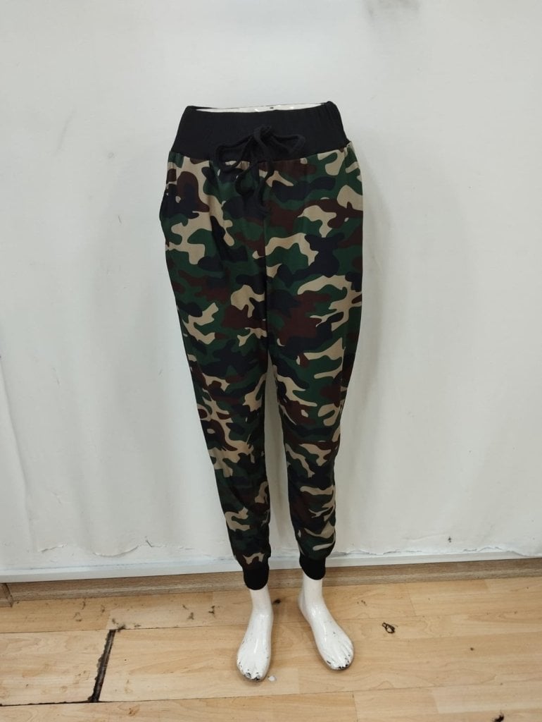 Women's High Waist Drawstring Patterned Two-Thread Trousers - Janes - by Peralane - photo 7