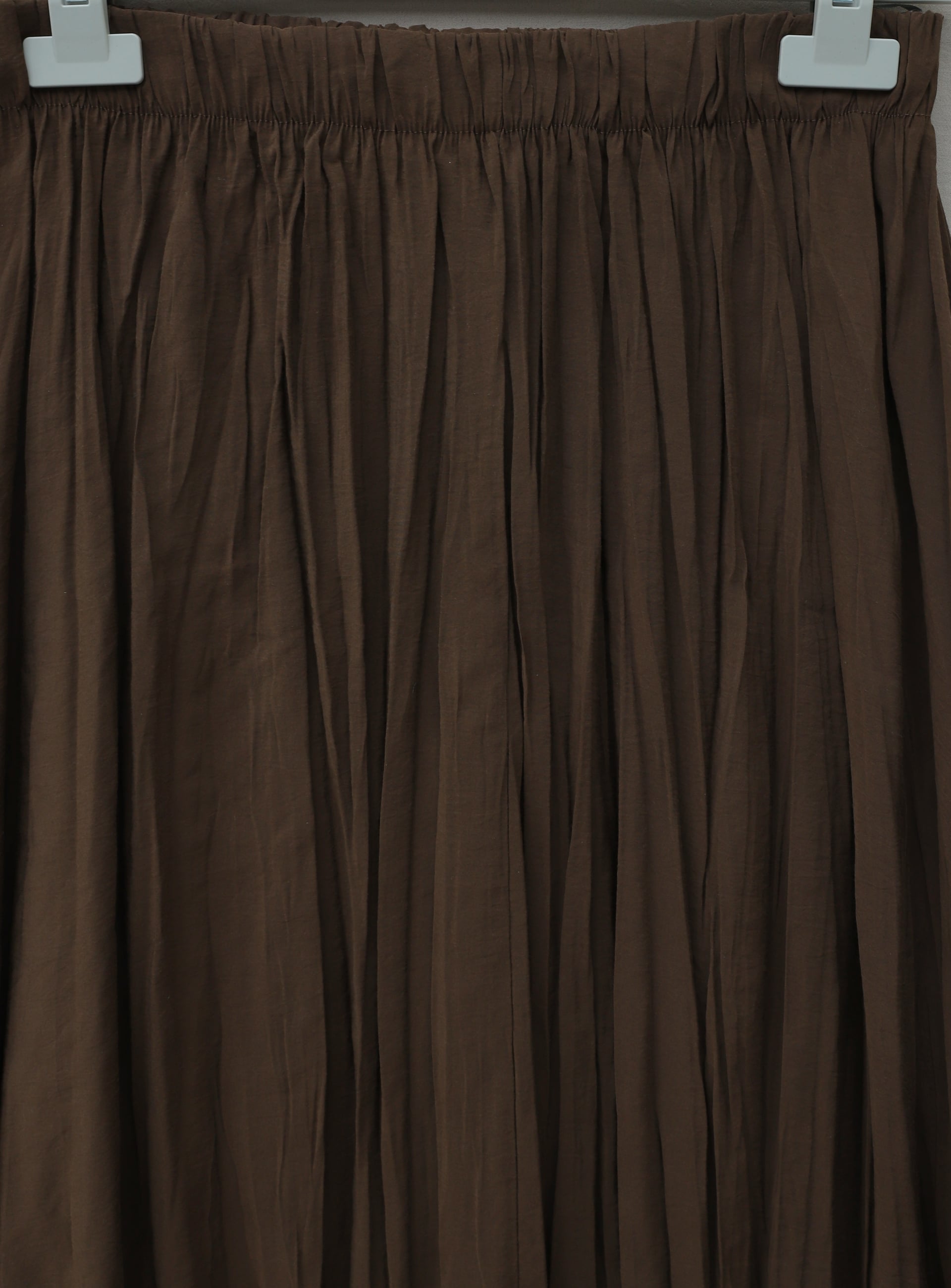 Brown Elasticated Waist Pleated Skirt for Women - Podyumplus - by Peralane - photo 7