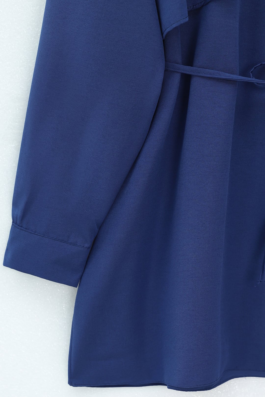 Bolero Detail Laced Poplin Tunic - Navy - Podyumplus - by Peralane - photo 6