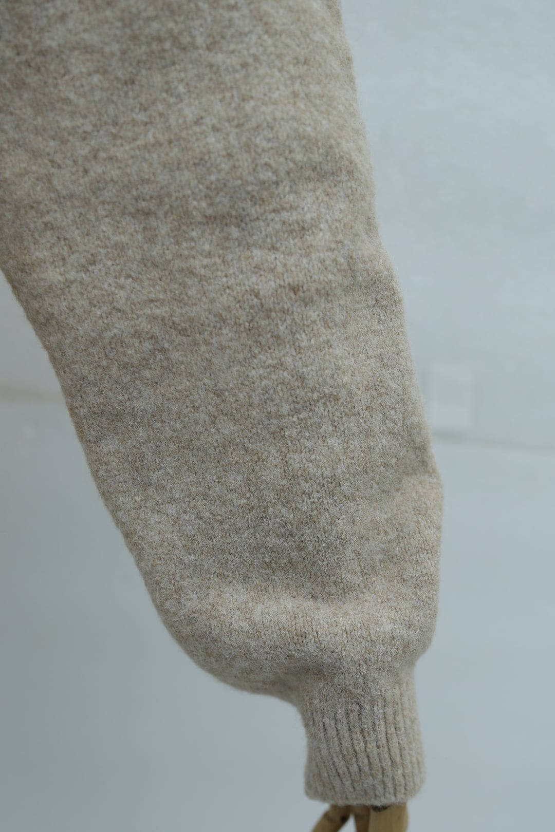 V-Neck Button Front Soft Knit Cardigan - Light Beige - Podyumplus - by Peralane - photo 5