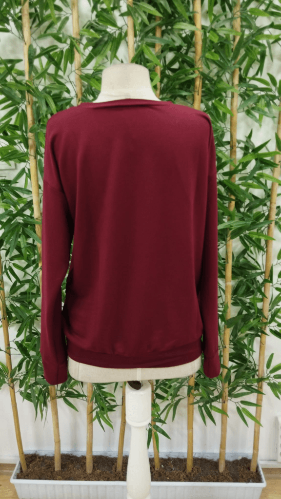 Women's Long Sleeve Crew Neck Cotton Blend Sweatshirt with Graphic Print - Janes - by Peralane - photo 5