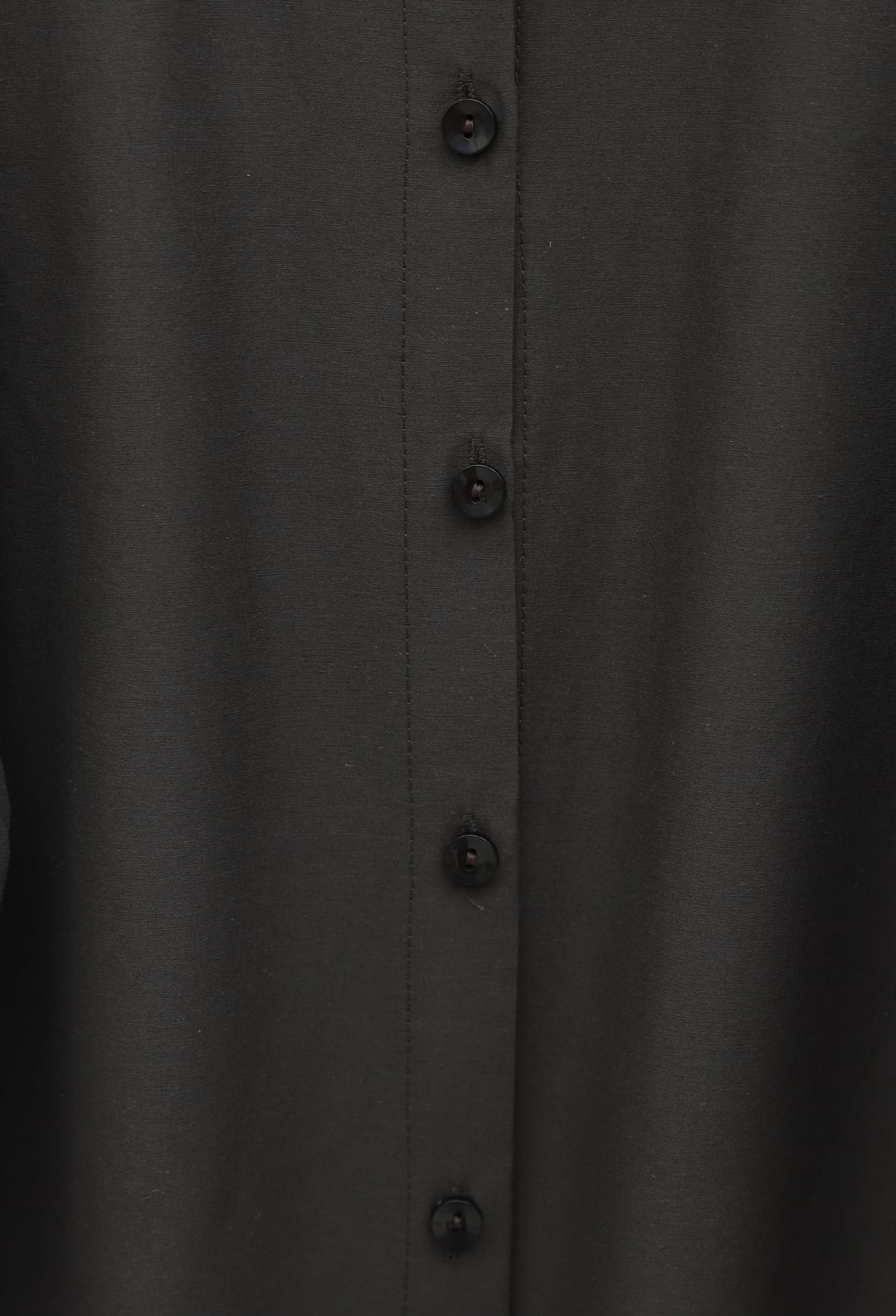 Balloon Sleeve Buttoned Short Poplin Shirt - Dark Brown - Podyumplus - by Peralane - photo 5