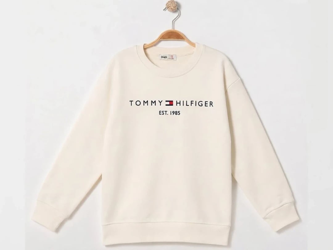Crew Neck Text Print Boys' Sweatshirt - Ruhat Kids - by Peralane
