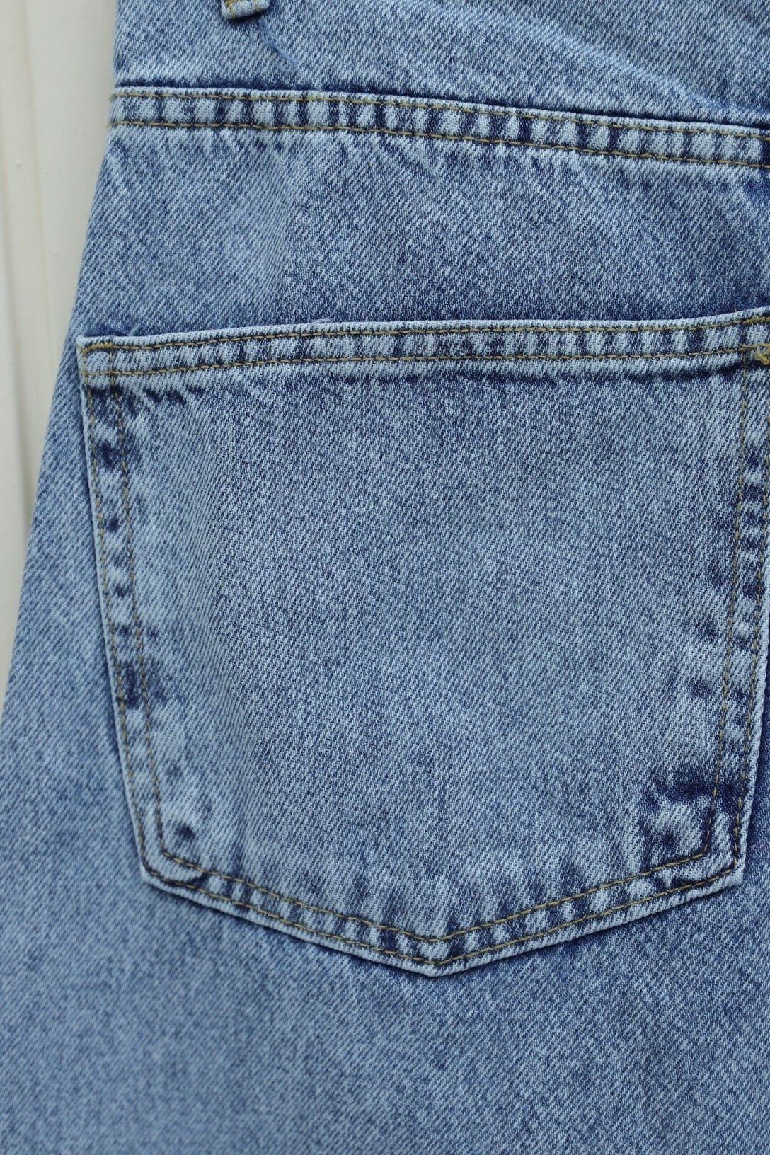 Pocket Wide Leg Zip Denim Trousers - Ice Blue - Podyumplus - by Peralane - photo 8