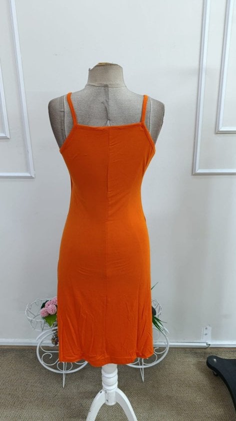 Women's Sleeveless Wrap Dress with V-Neckline and Asymmetric Hem - Janes - by Peralane - photo 5