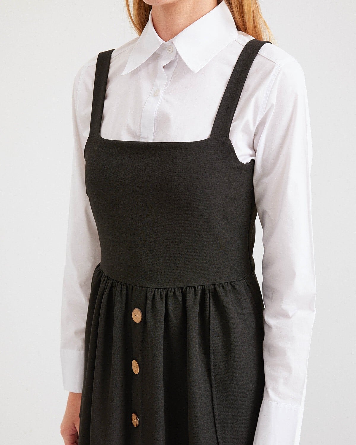Long Salopette Dress - Black - Bigdart - by Peralane - photo 3