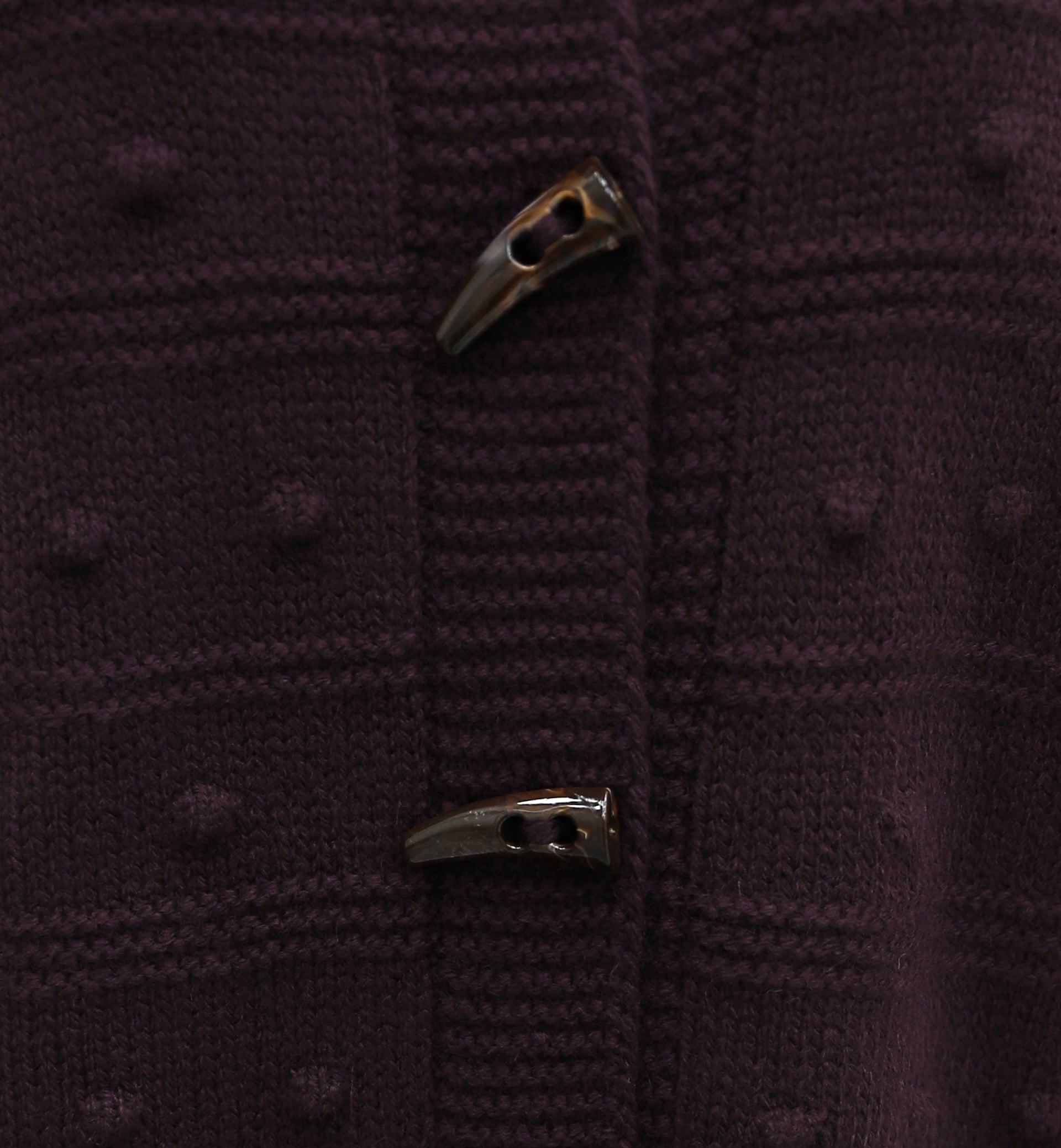 Ivory Button Pom-Pom Detail Loose Knit Cardigan - Plum - Podyumplus - by Peralane - photo 6