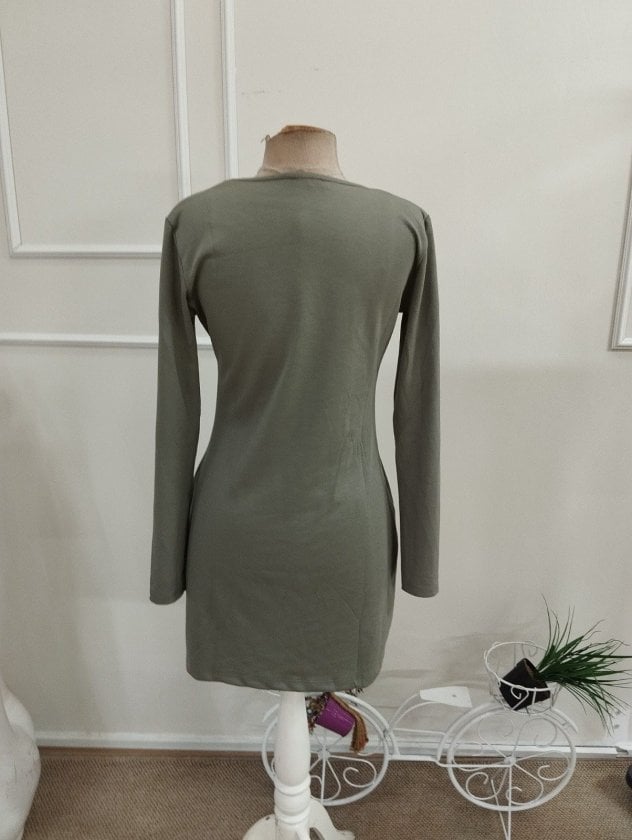 Women's Long Sleeve Round Neck Short Modal Dress - Janes - by Peralane - photo 6