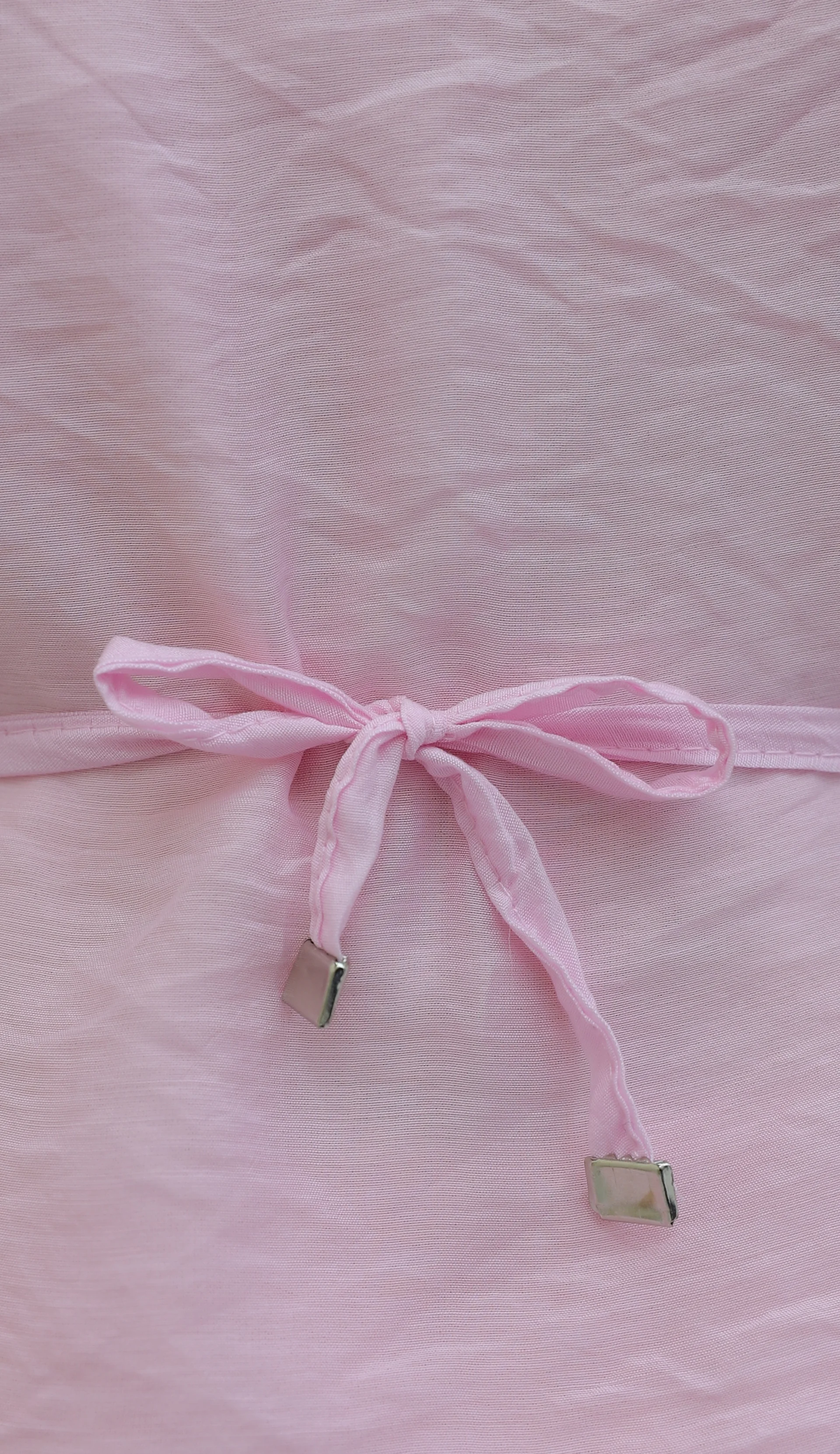 Lace Detail Spanish Sleeve Lined Belted Tulle Voile Skirt Set - Pink - Podyumplus - by Peralane - photo 6