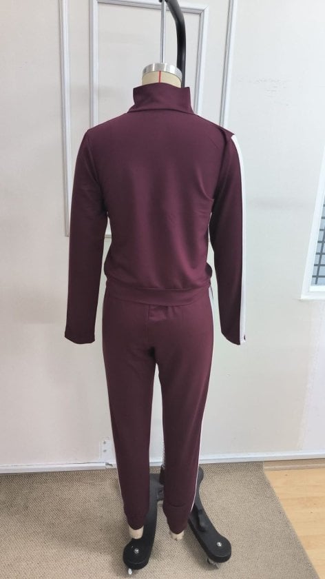 Women's Long Sleeve Zip-Up Tracksuit Set with Drawstring Trousers - Janes - by Peralane - photo 6