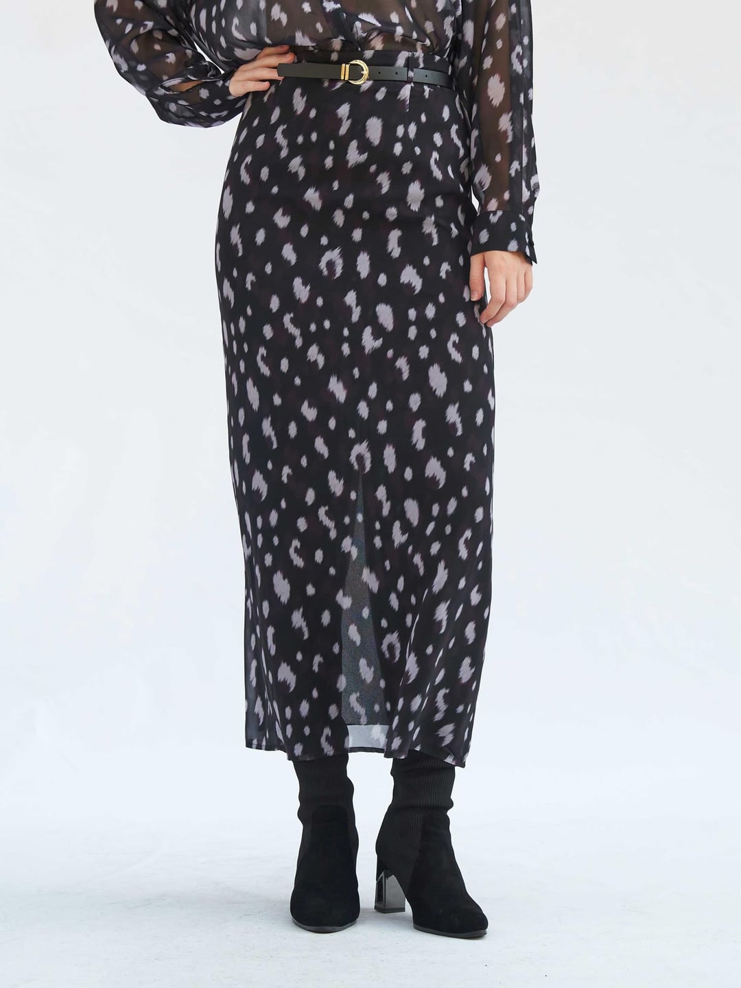 Polka Dot Maxi Skirt - Lefon - by Peralane - photo 10