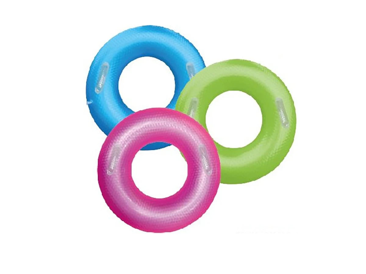 Kids Swim Ring with Handles 74 cm - Pack of 3 - Lyrax Kids - by Peralane