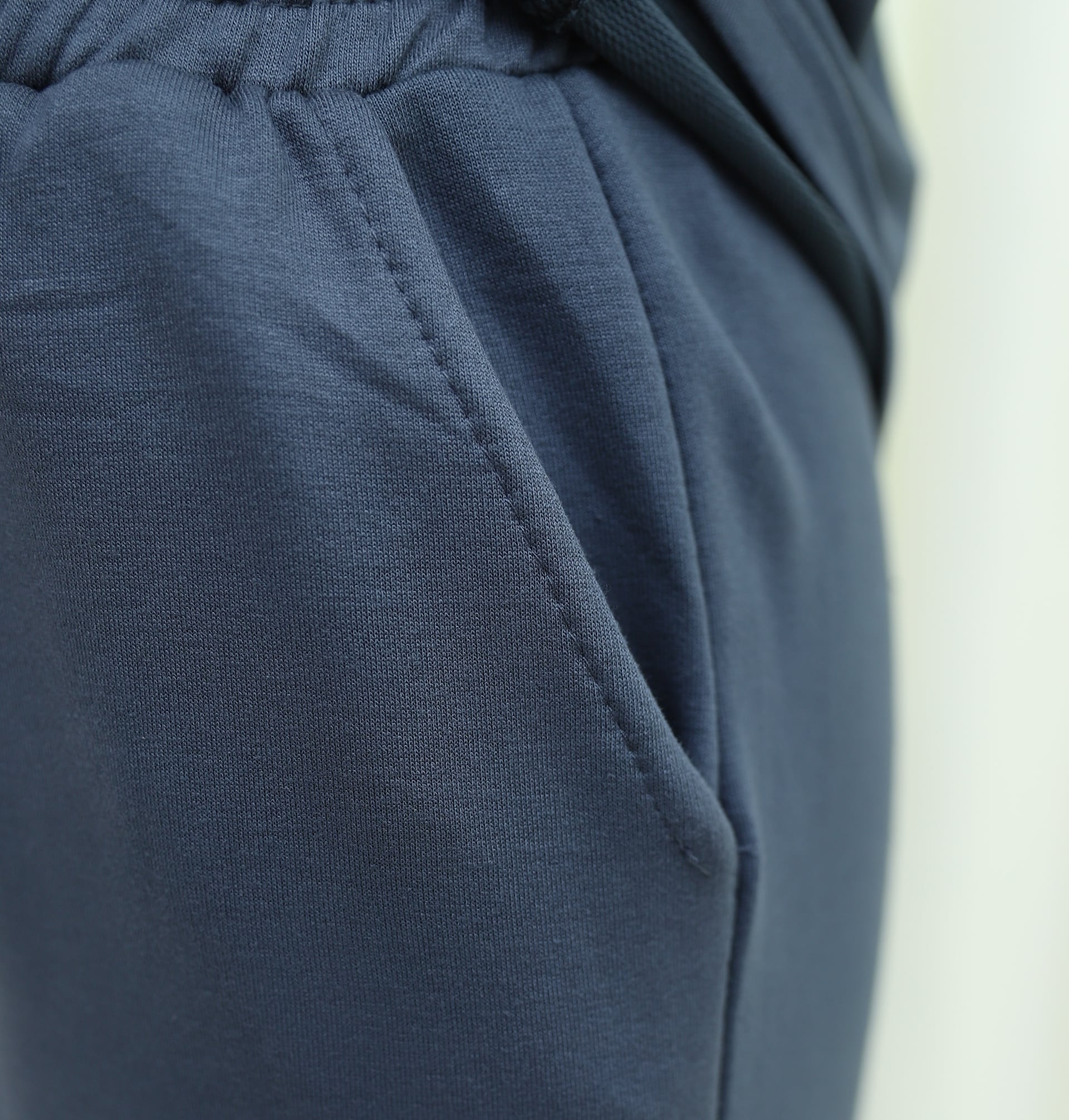 Crew Neck Short Sleeve T-Shirt and Wide Leg Drawstring Trousers Set in Smoke - Podyumplus - by Peralane - photo 5