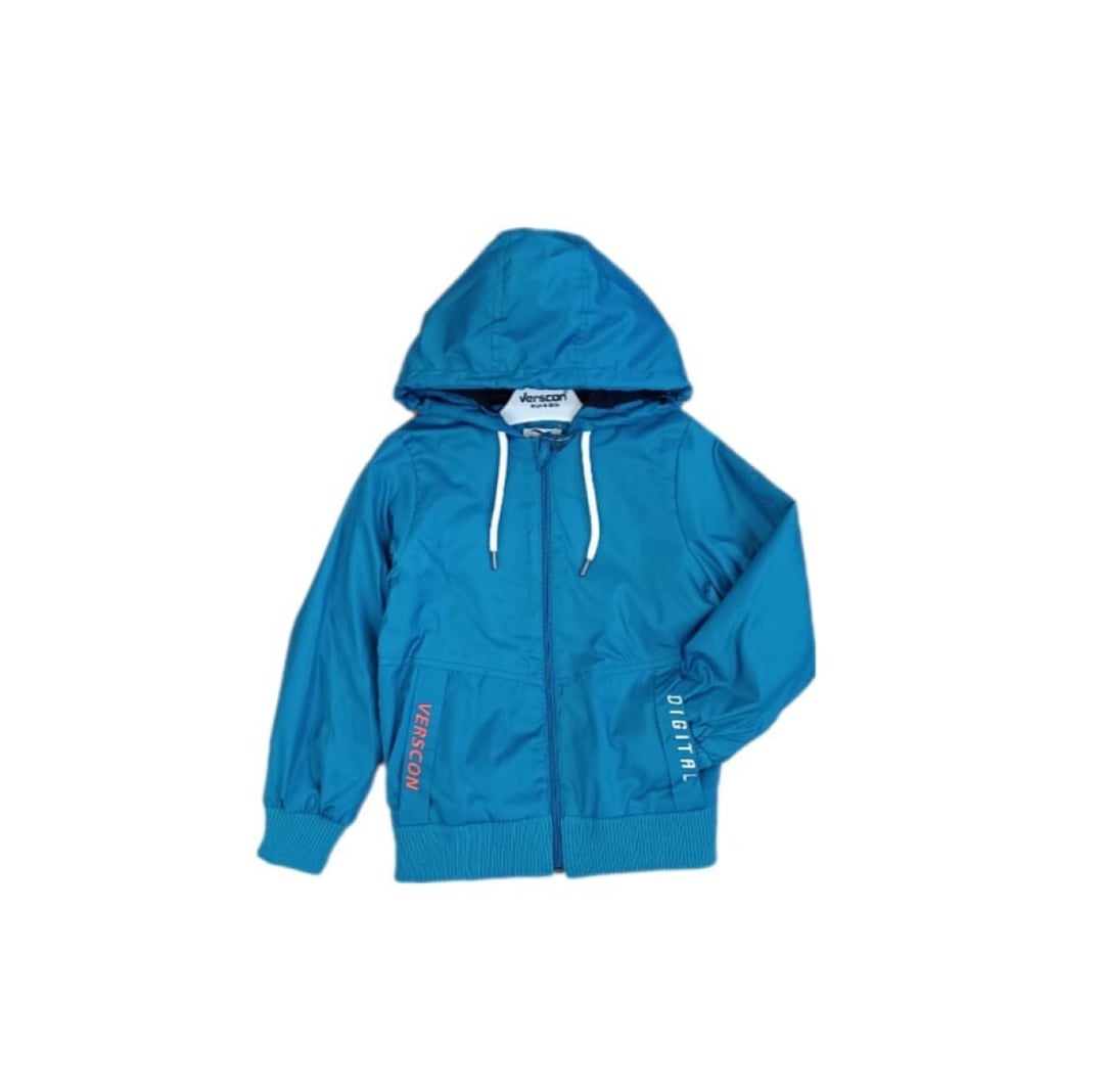 Boys' Hooded Raincoat 7-11Y 2031-5901 - Verscon - by Peralane