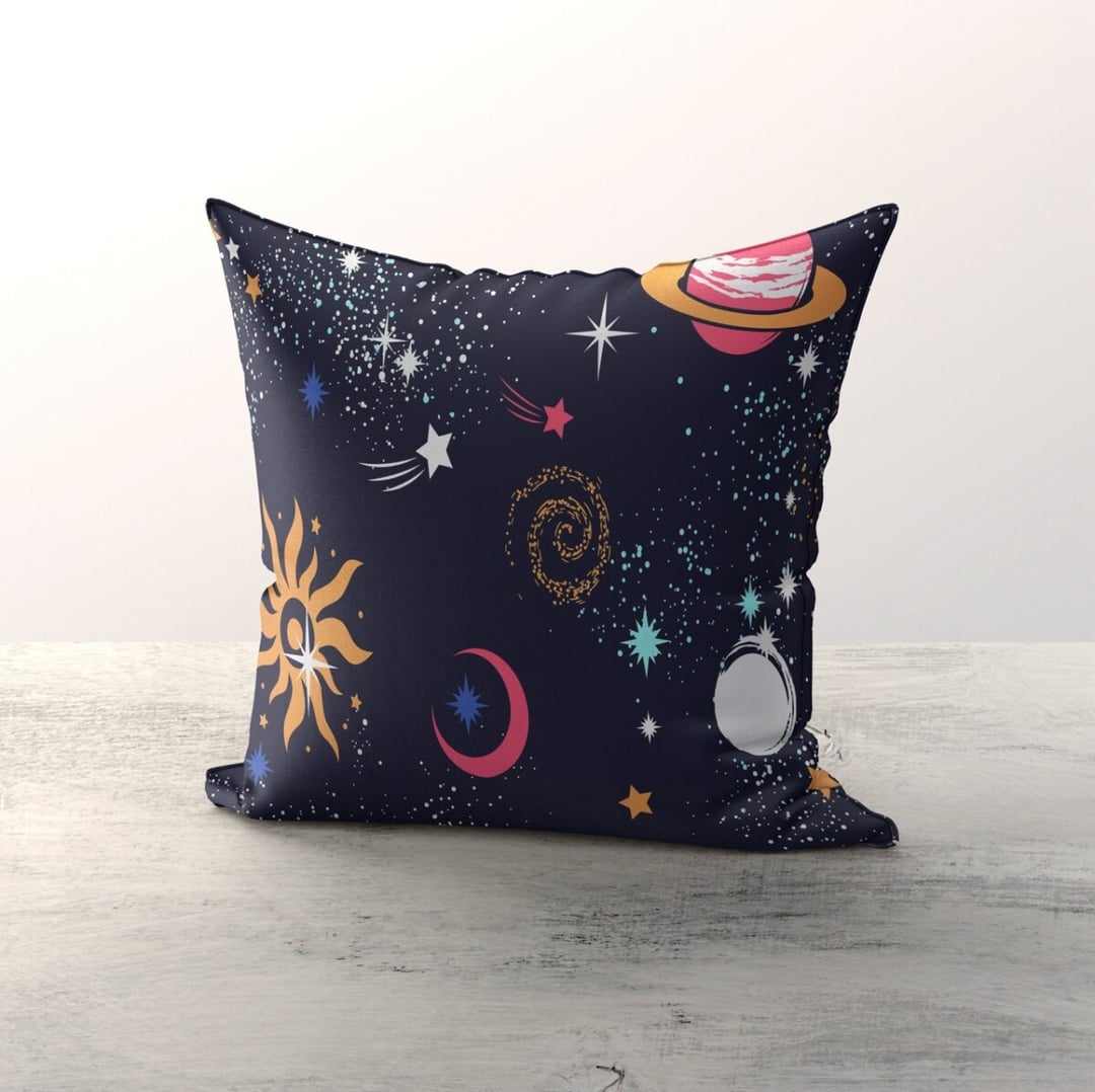 Children's Planet Print 3-Piece Cushion Cover Set 43x43cm - Talia Home - by Peralane