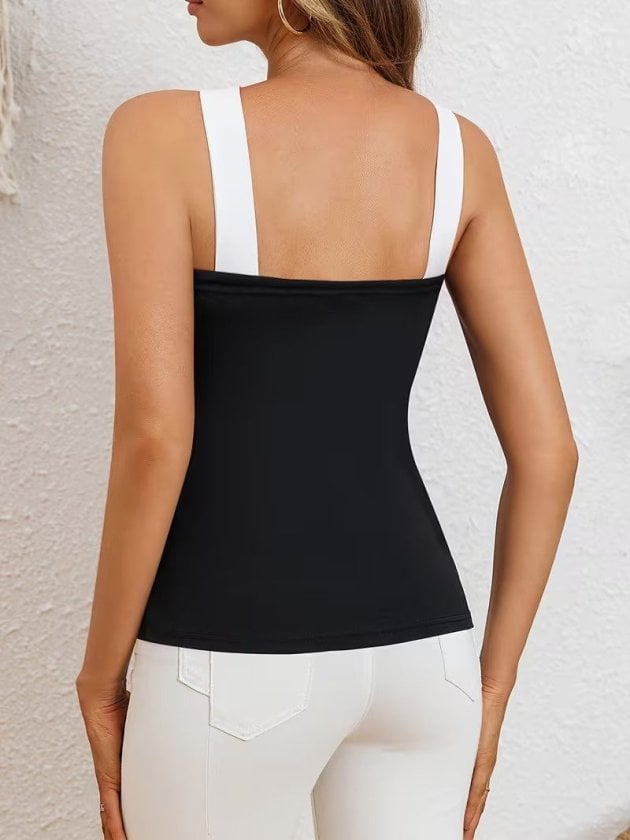 Women's Black Criss-Cross Halter Neck Bodysuit - Janes - by Peralane - photo 3