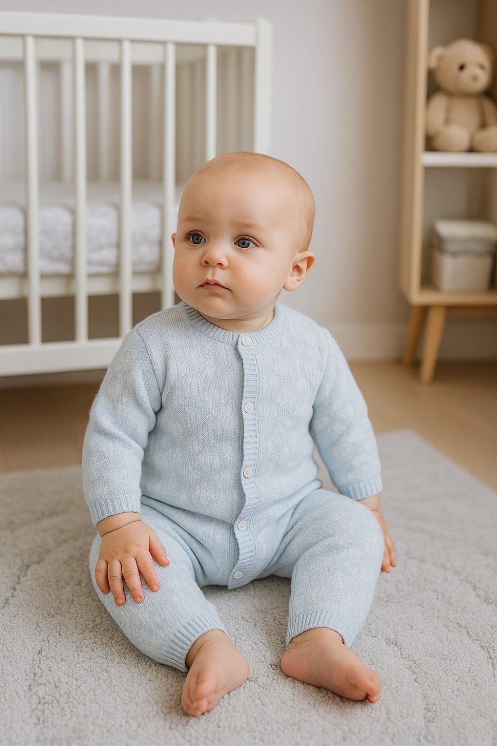 Knitted Baby Romper - 3 Pack - Ecru - Has Bereket - by Peralane