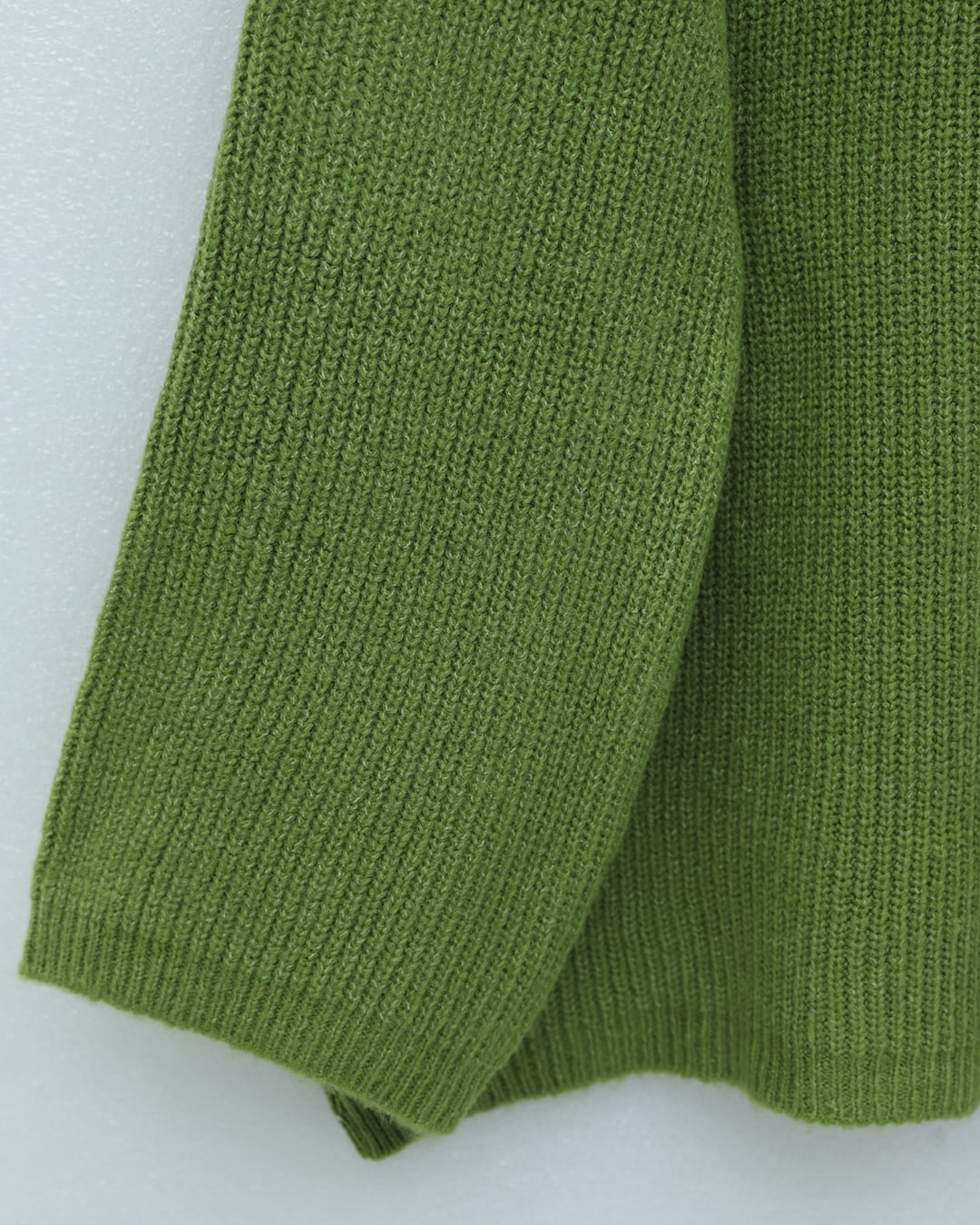Round Neck Relaxed Knit Tunic - Pistachio Green - Podyumplus - by Peralane - photo 5